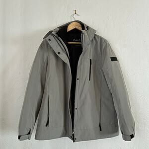 Calvin Klein New w/out tags three-in-one jacket, women’s Sz Medium, Gray jacket